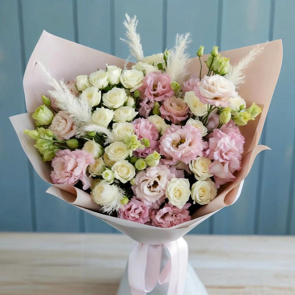 Букет цветов из: Альстромерии и Розы в Шумерле