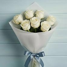 Букет 7 Белых роз Эдлесс Лав #REPLACE_PRED# Шумерле