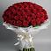 Букет 101 Красная роза Блэк Мэджик в Шумерле