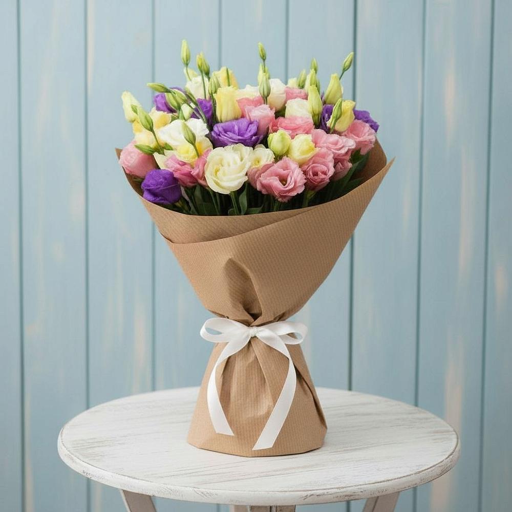 Букет цветов из: Лизиантусы в Шумерле