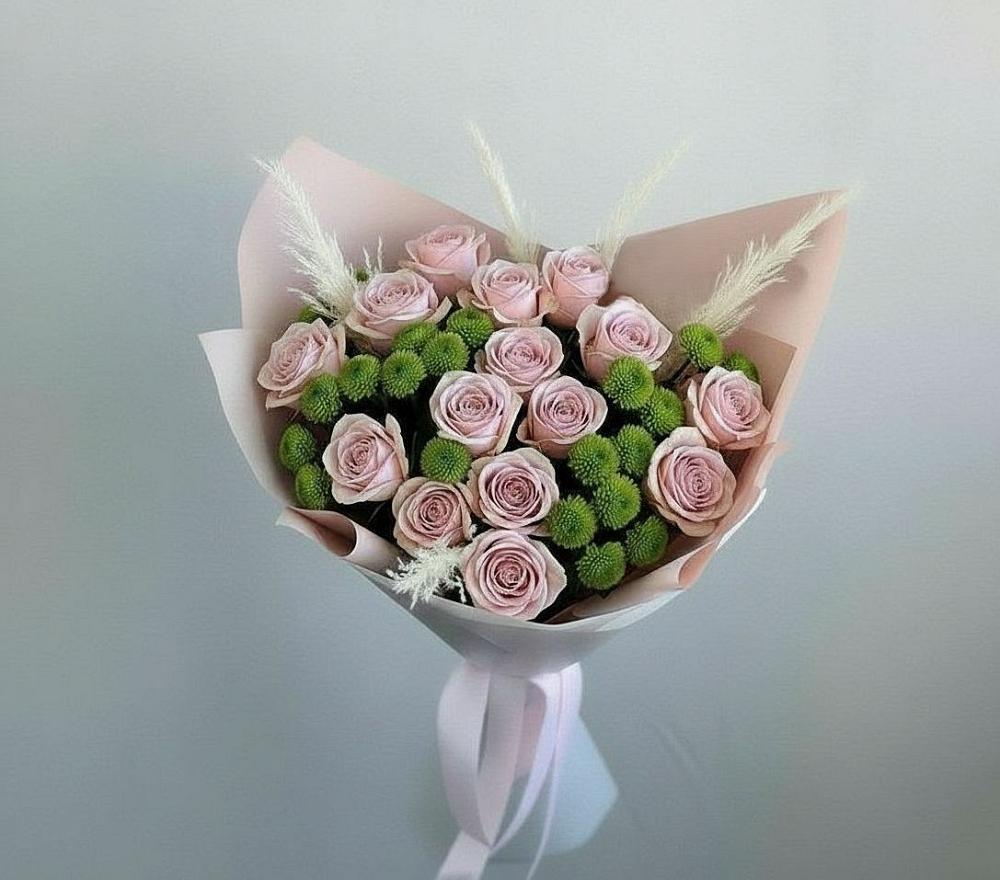 Букет цветов из: Розы и Хризантемы в Шумерле