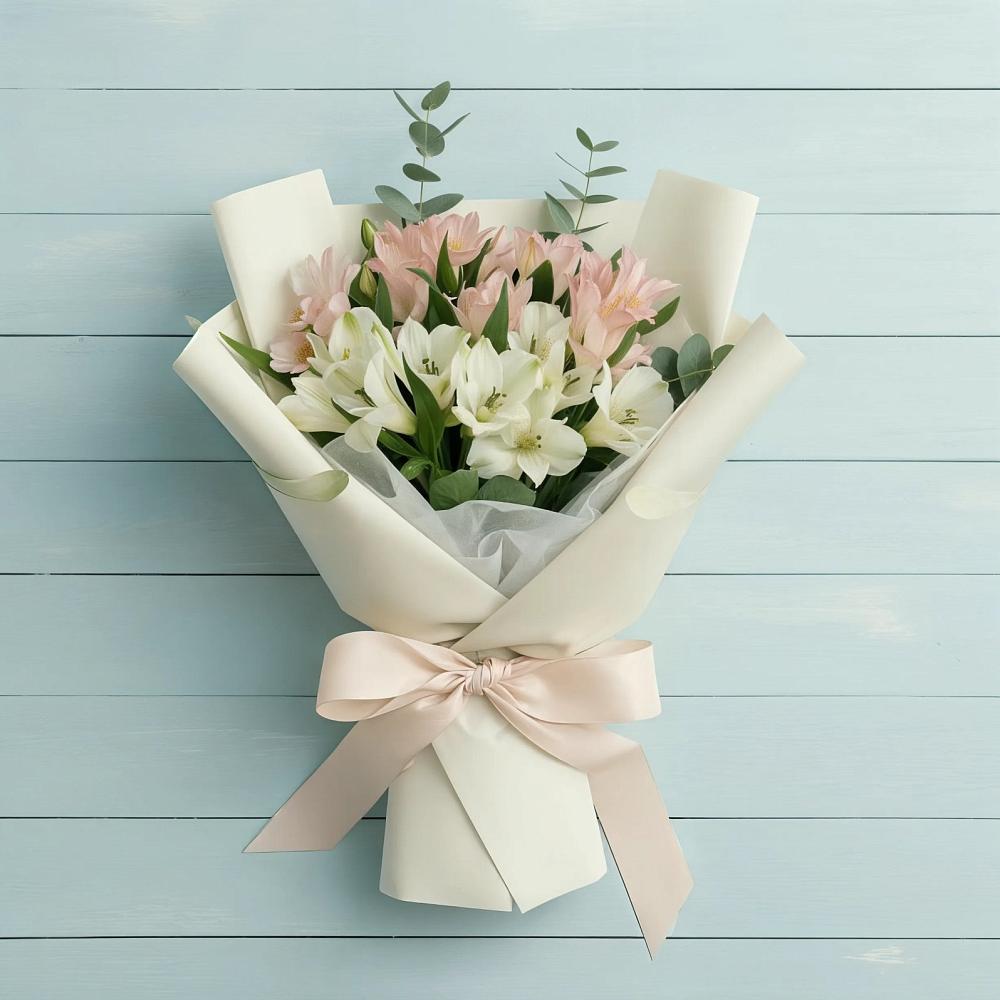 Букет цветов из: Альстромерии в Шумерле