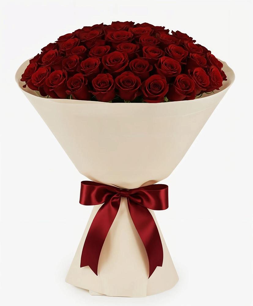 Букет 101 Бордовая роза Блэк Бакарра в Шумерле