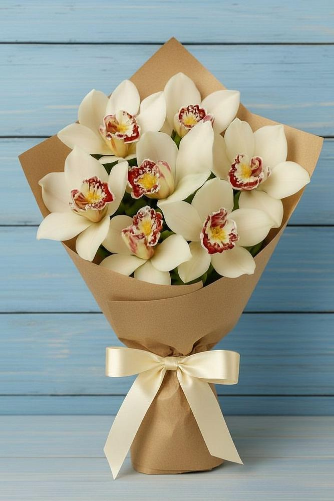 Букет цветов из: Орхидеи и Розы в Шумерле