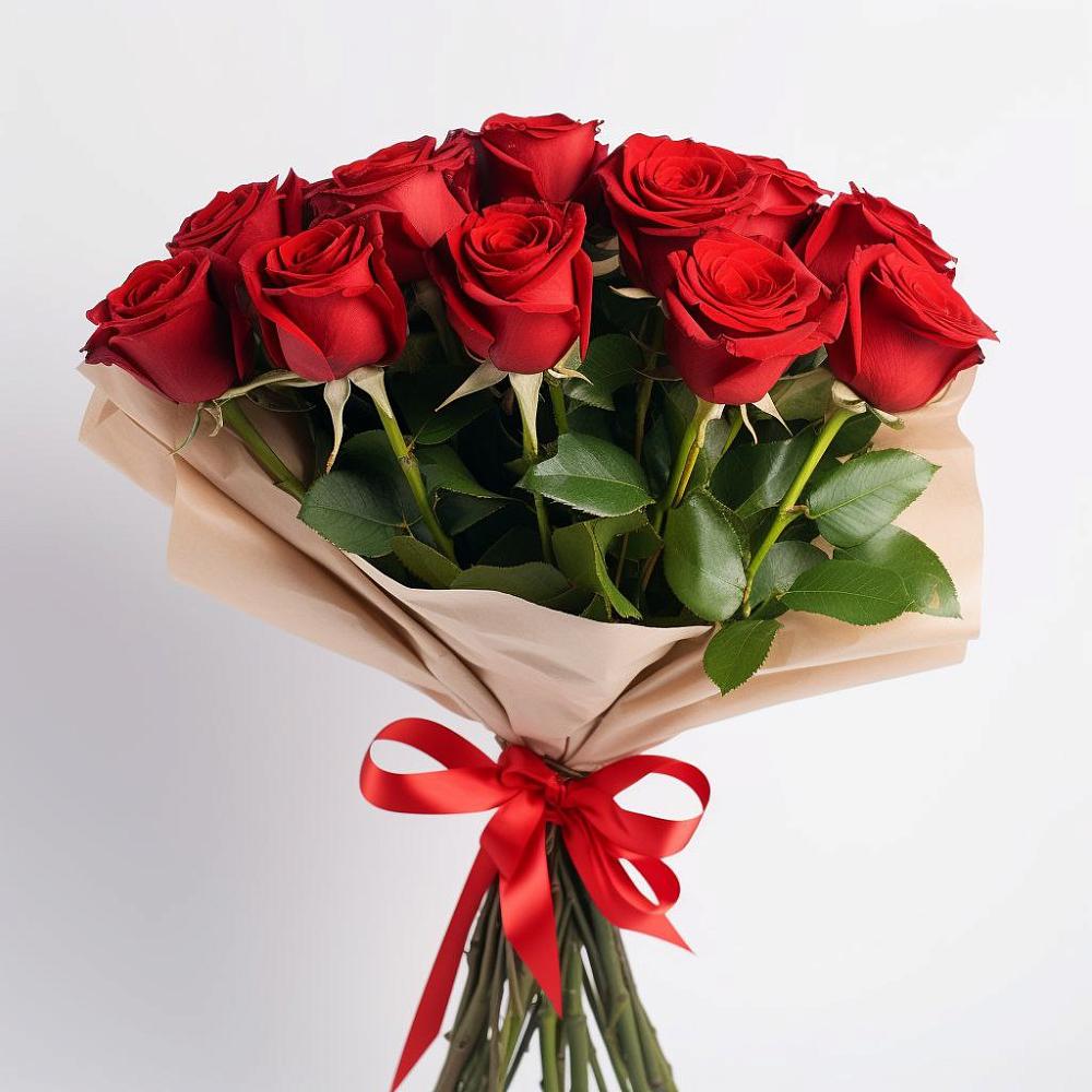 Букет 11 Красных роз Эдлесс Лав в Шумерле