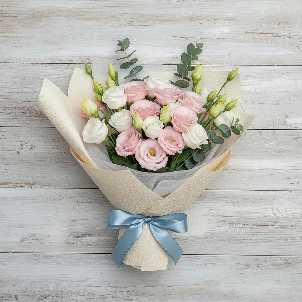 Букет цветов из: Лизиантусы в Шумерле